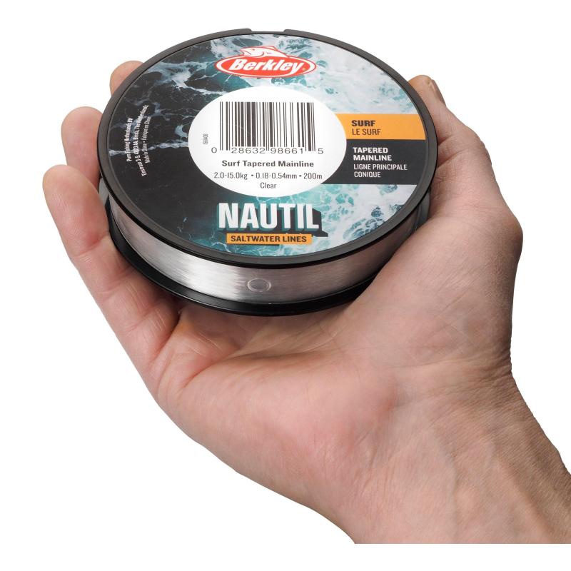 Berkley Nautil Mono Tapared 200m 0.23-0.57mm Clr