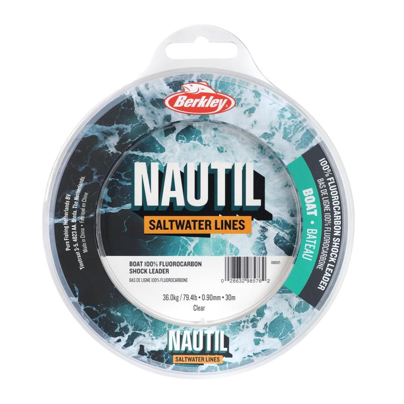Berkley Nautil Boat Shockleader 30m 0.90mm Clear