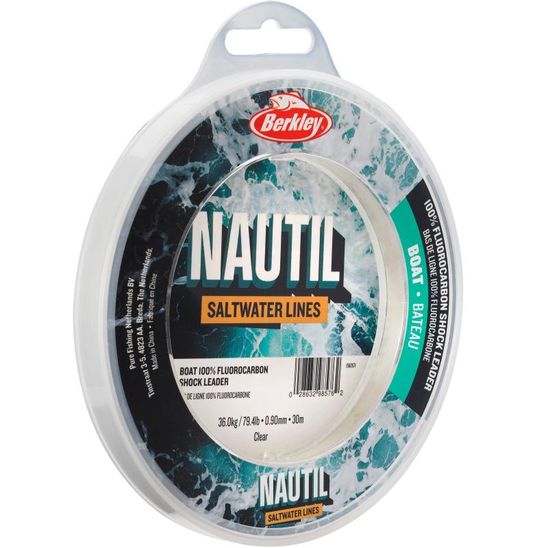 Berkley Nautil Boat Shockleader 30m 0.90mm Clear