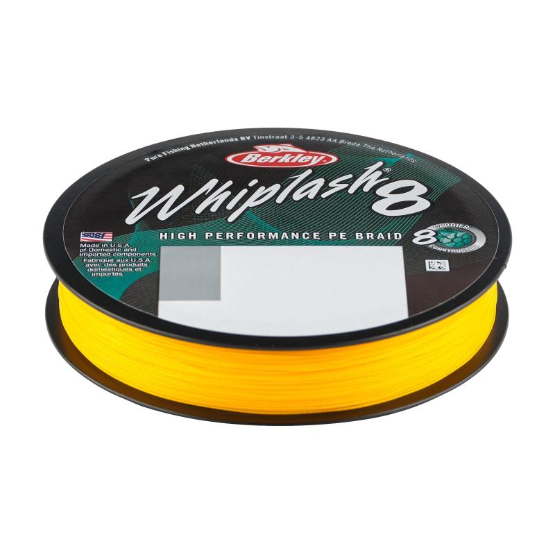 Berkley Whiplash8 300m 0.12mm yellow