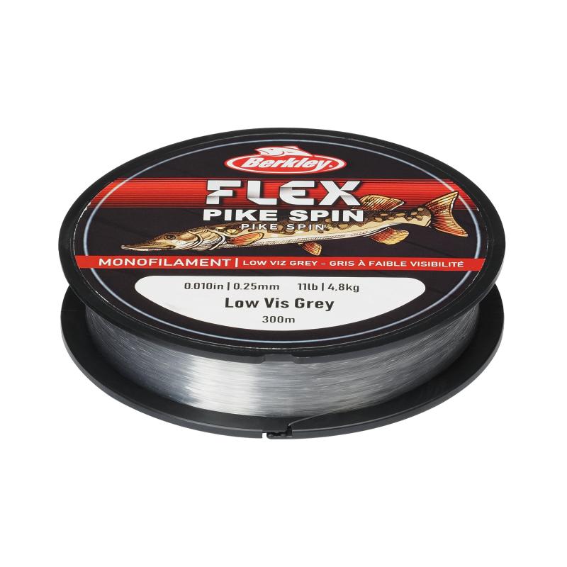 Berkley Flex Pike Spin 300m 0.22mm Lvgrey