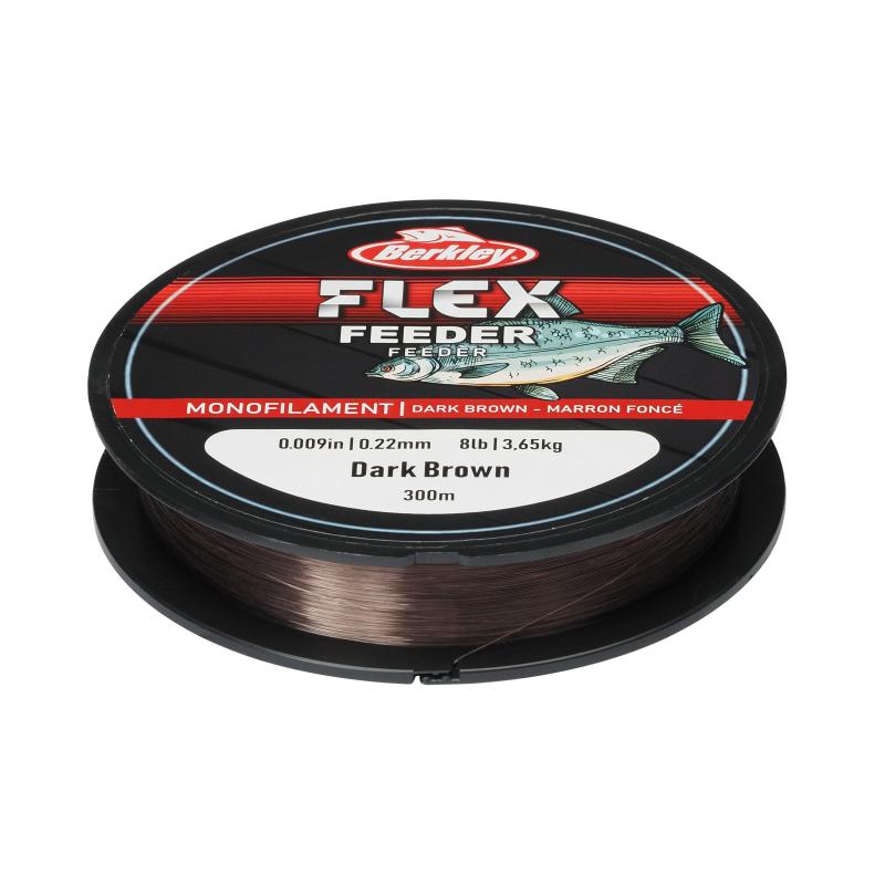Berkley Flex Feeder 300m 0.18mm Darkbrown