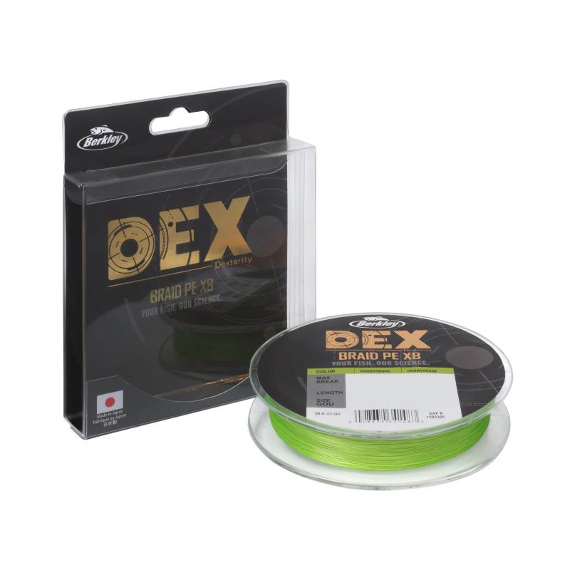 Berkley Berkley Dex X8 Pe .04Mm 150M 4.1Kg Char