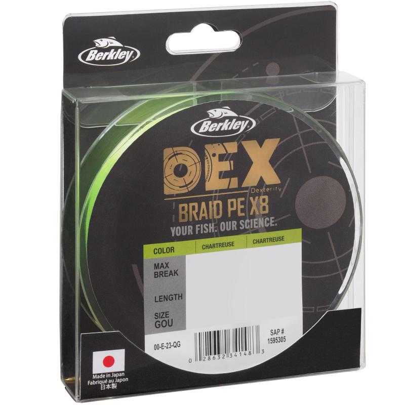 Produktbild Berkley Berkley Dex X8 Pe .12Mm 150M 9Kg Char