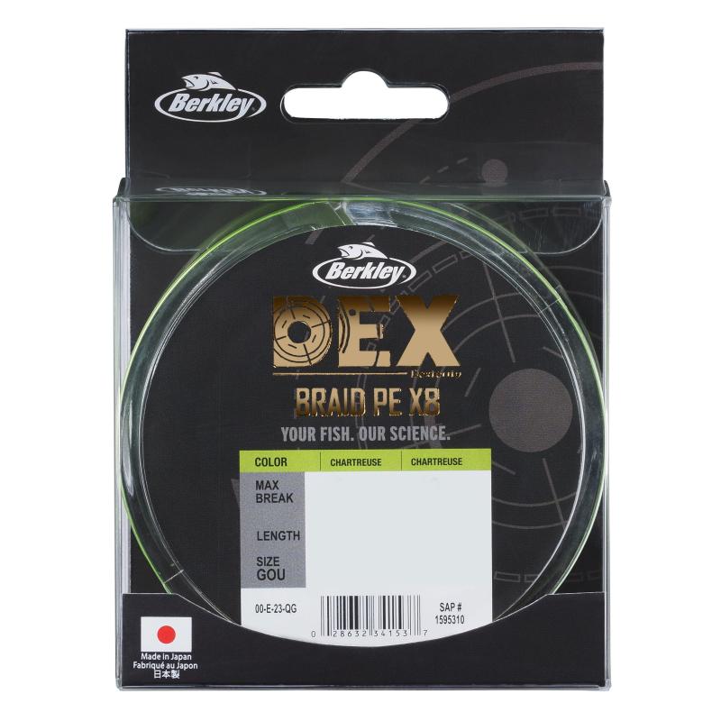 Berkley Berkley Dex X8 Pe .14Mm 300M 12.9Kg Char