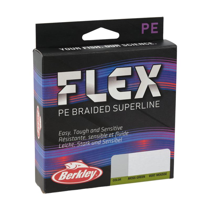 Berkley Flex Braid 135m 150Yd 0,22mm 15,3Kg 33Lb Moss Green