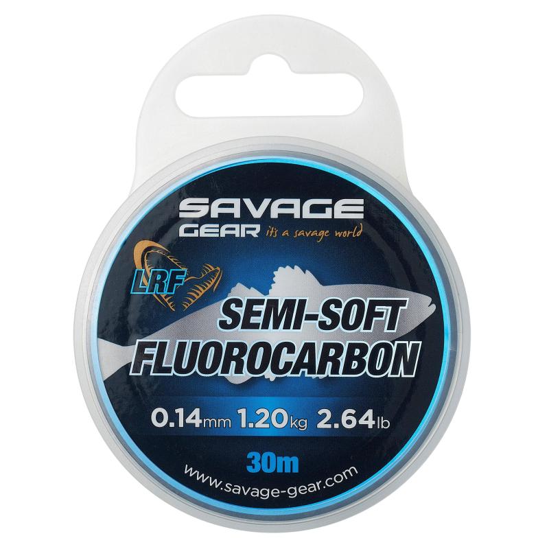 Savage Gear Semi-Soft Fluorocarbon Lrf 30M 0.19Mm 2.22Kg 4.89Lb Clear