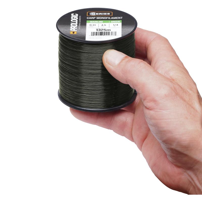 Prologic C-Series; 1/4 Spool, 5.5Kg, 0.33mm, 1160M , Green