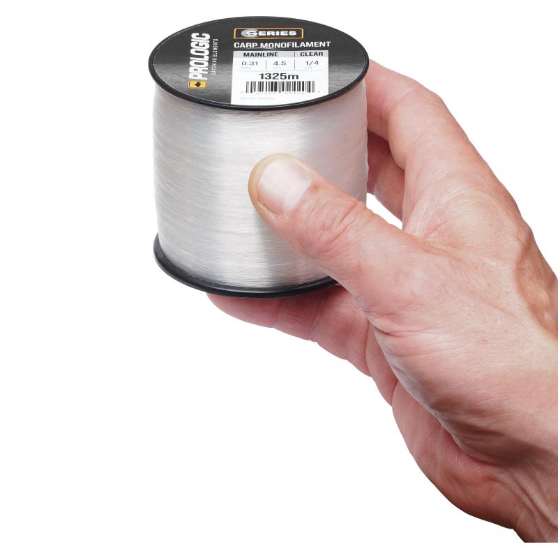 Prologic C-Series; 1/4 Spool, 6.8Kg, 0.37mm, 925M , Clear