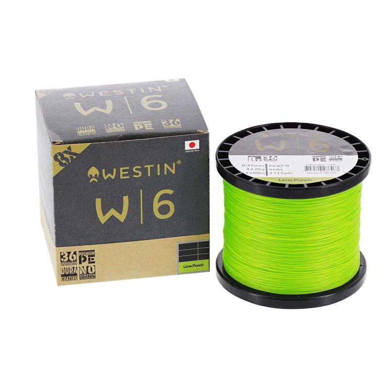 Westin W6 8 Braid Lime Punch 0.45mm 300M 43.2kg