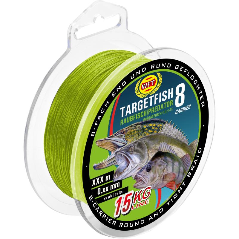 Produktbild WFT TF8 Raubfisch chartreuse 150m 8Kg 0,12