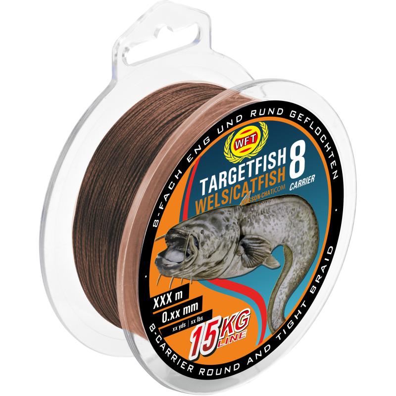 Produktbild WFT TF8 Catfish brown 220m 48Kg 0,50