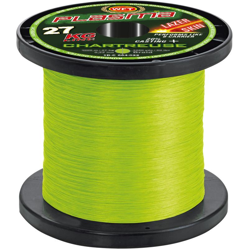 WFT Plasma Chartreuse Lazer Skin 3000m 27KG 0,22