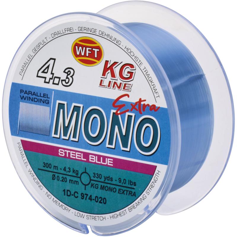 WFT KG Mono Extra steel blue 300m 0,25mm
