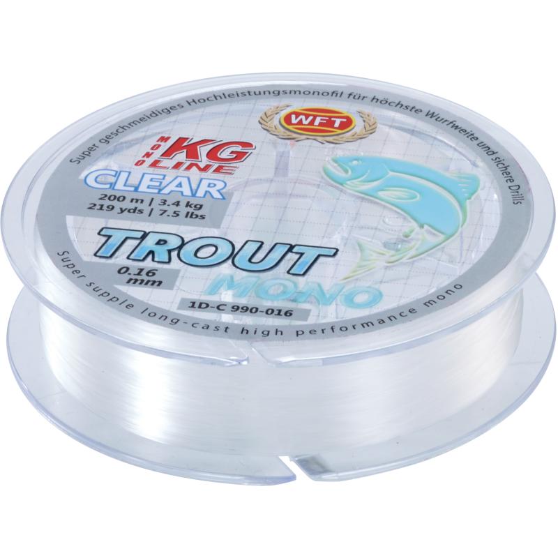 WFT Trout Mono clear 200m 0,14mm