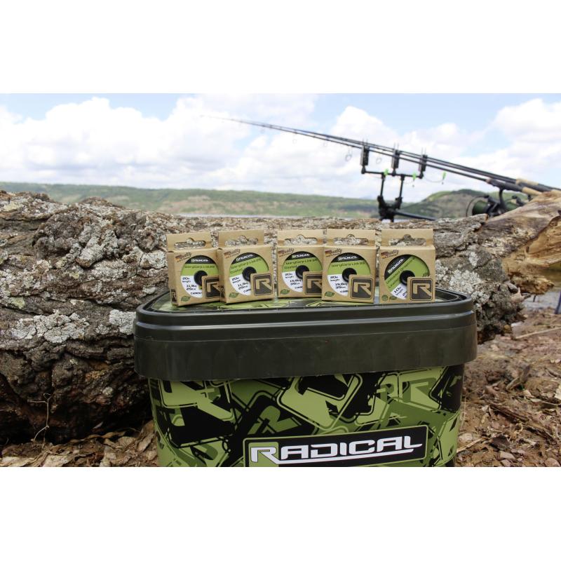 Radical WaryCarp Link Coated 25 L: 20m 11,3kg / 25lbs camou-olive