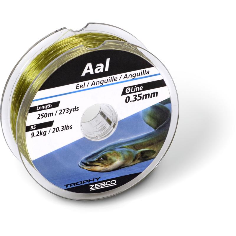 Zebco &Oslash; 0,40mm Trophy Aal L: 250m 273yds 12,7kg / 28,0lbs camou-hell