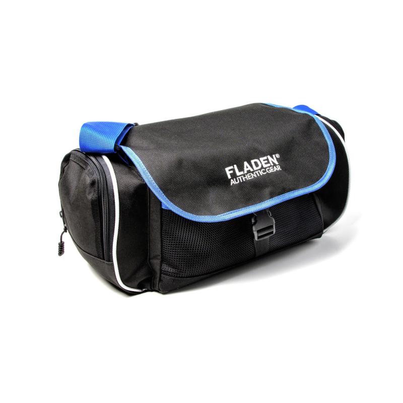 Fladen Autentic Tackle storage bag with 4 bait boxes and 4 pockets