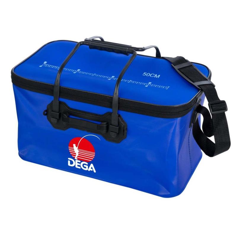 DEGA Tasche blau m.Rei&szlig;v. 40 cm