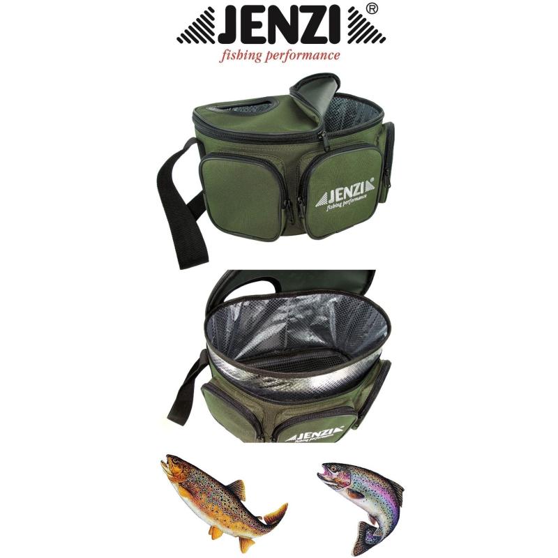 JENZI Fliegenfischer Tasche Gr&ouml;&szlig;e 32x20x16cm