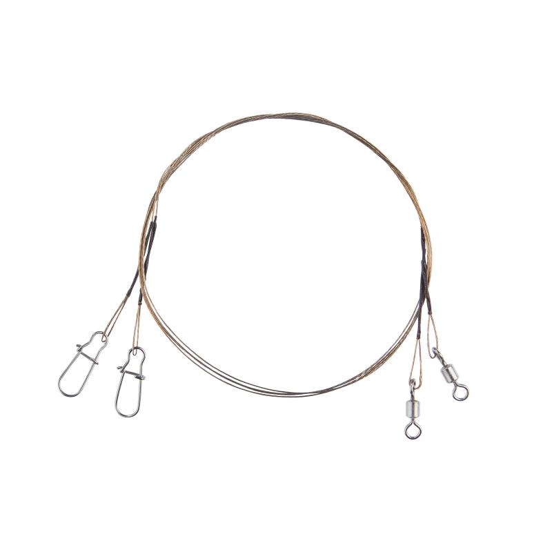 Balzer 1x7 Niroflex Karabiner/Wirbel 50cm 15kg