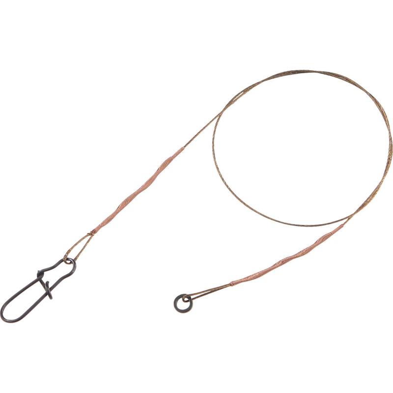 Balzer 7x7 Stahlvorfach mit Solid Ring und Snap, 9kg, 21cm