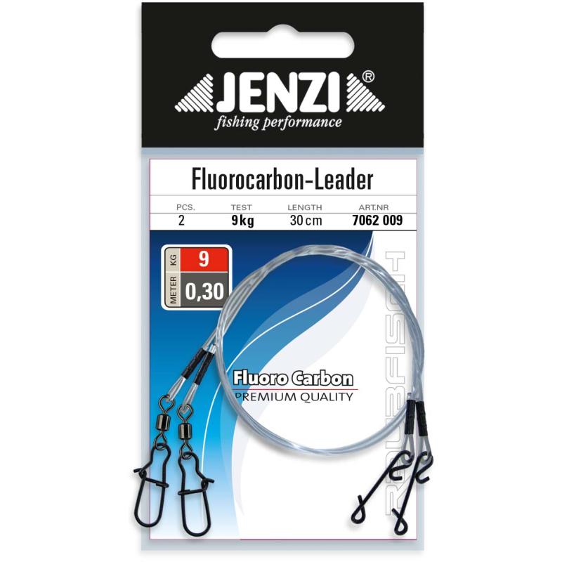 Jenzi Fluo-Carbonvorfach NoKnot, 9kg, 30cm