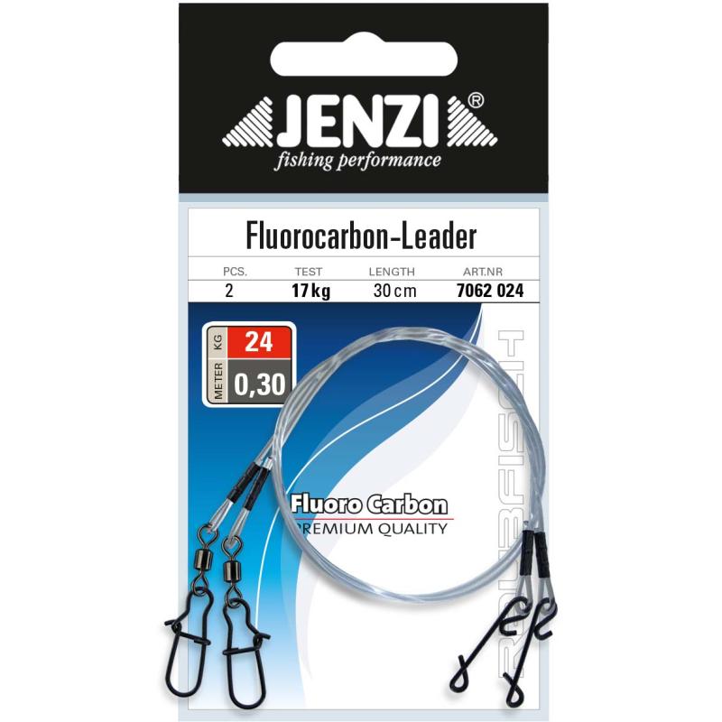 Jenzi Fluo-Carbonvorfach NoKnot, 24kg, 30cm