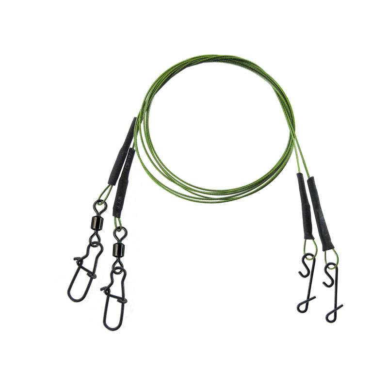 Jenzi 1x7 No-Knot Stahlvorfach 9kg, 50cm