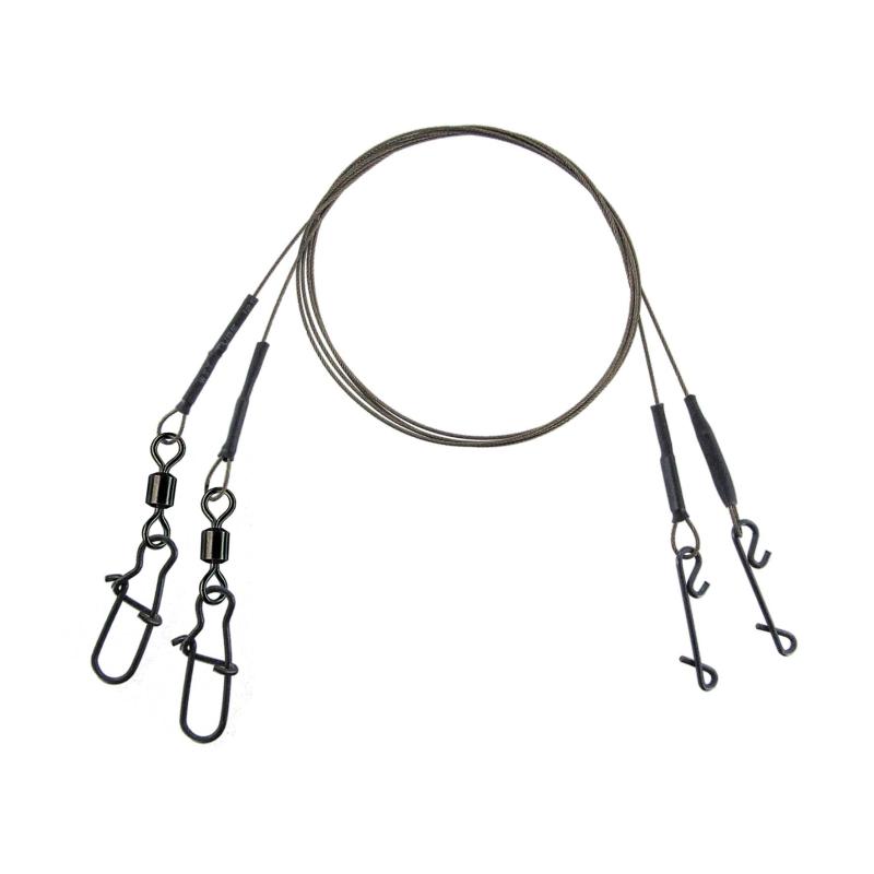 Jenzi 7x7 No-Knot Stahlvorfach 6kg, 50cm