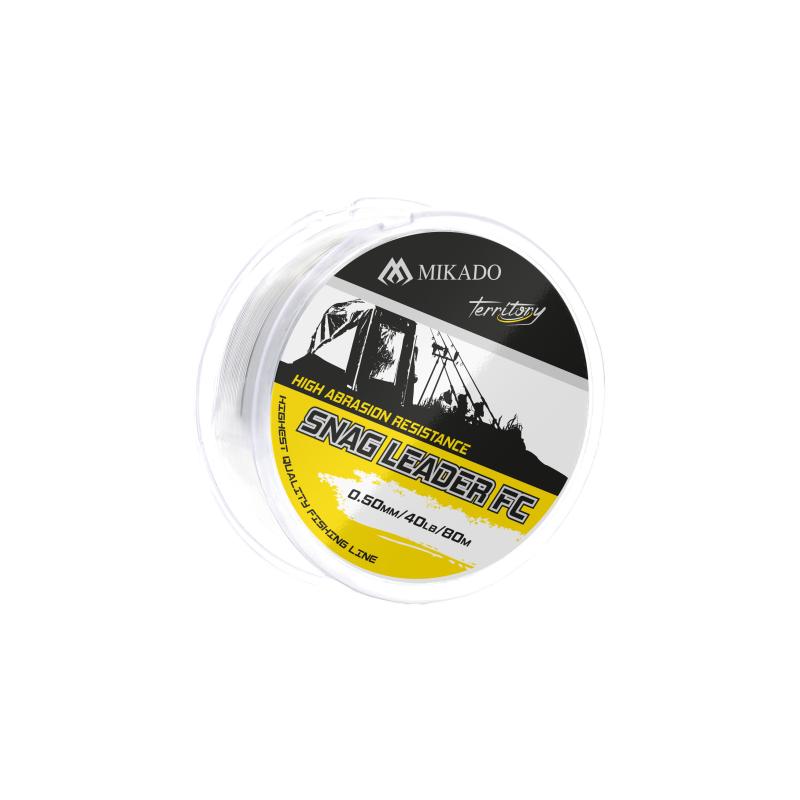 Mikado Schock-Leader Snag Leader Khaki 45Lbs/0.50Mm/80M