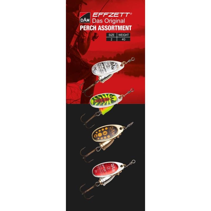 Produktbild EFFZETT Spinner Assortment Perch 4 St.