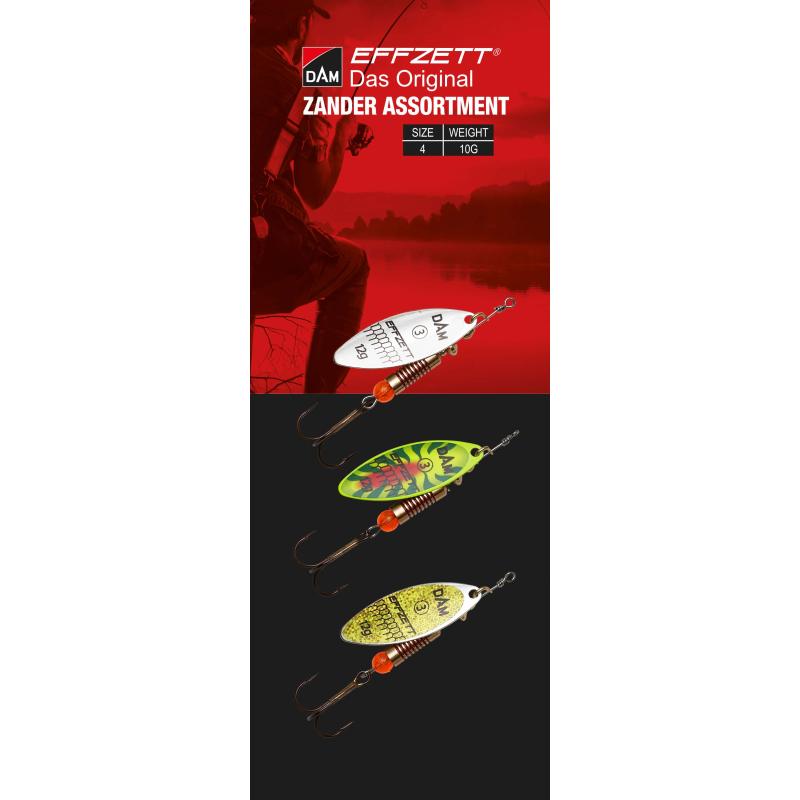 Produktbild EFFZETT Spinner Assortment Zander 3 St.