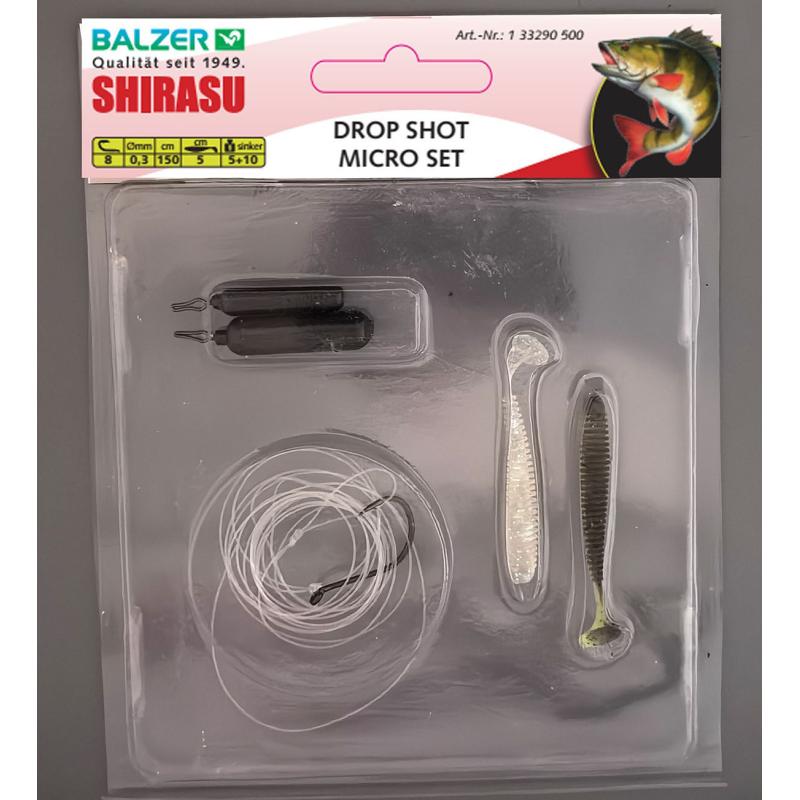 Produktbild Balzer Drop Shot Micro, Gr. 8, 150cm Schnur 0,30mm, 5cm, 5+10g.