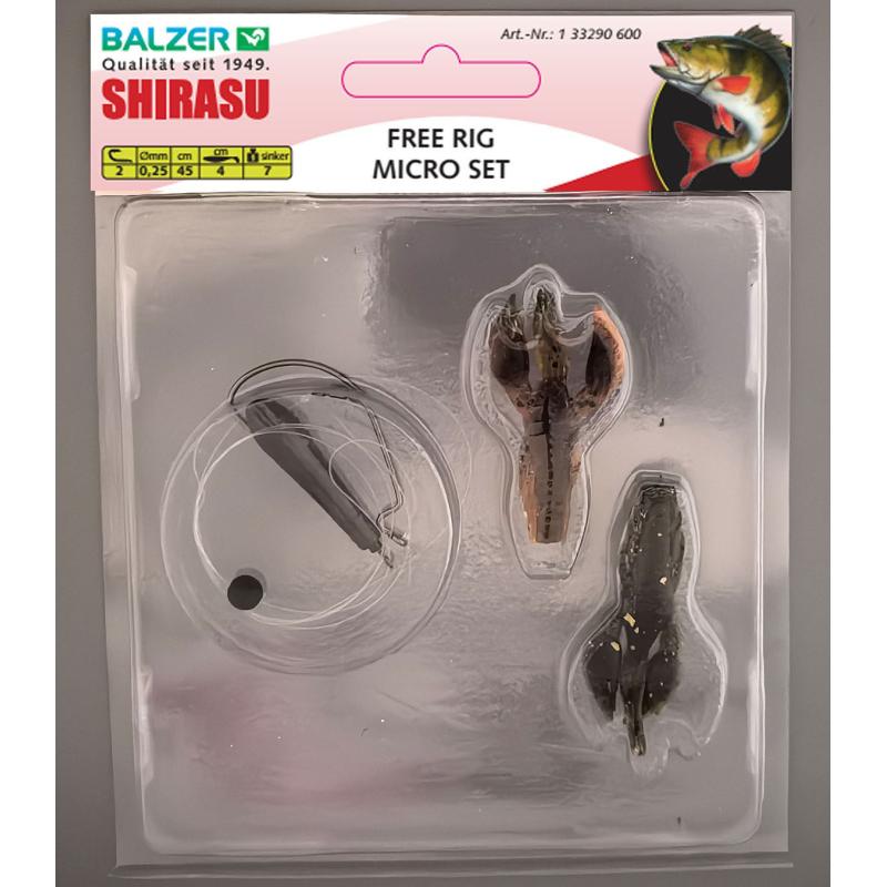 Produktbild Balzer Free Rig Micro, Gr. 2, 45cm Schnur 0,25mm, 4cm, 7g.