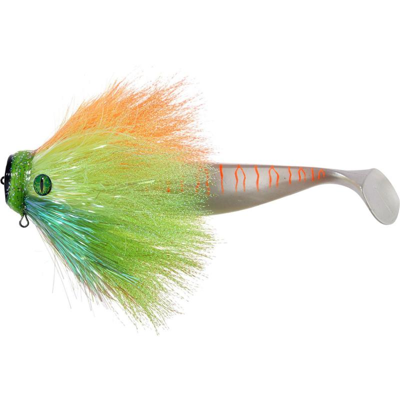 Balzer Magic Fibre Lure Green Pumpkin, 12cm