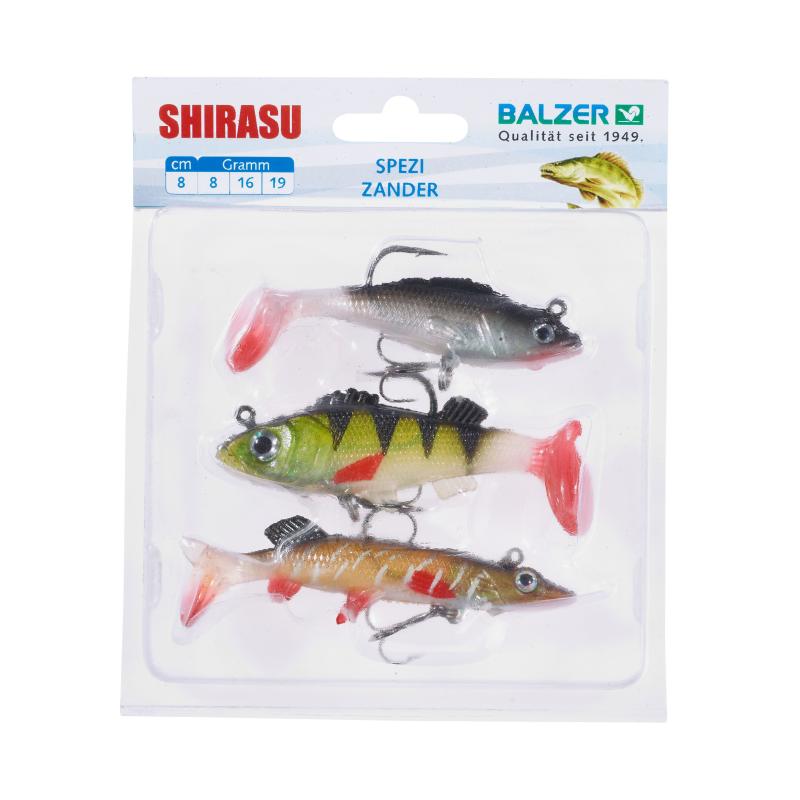 Balzer Shirasu Zielfisch-Set Zander 8cm