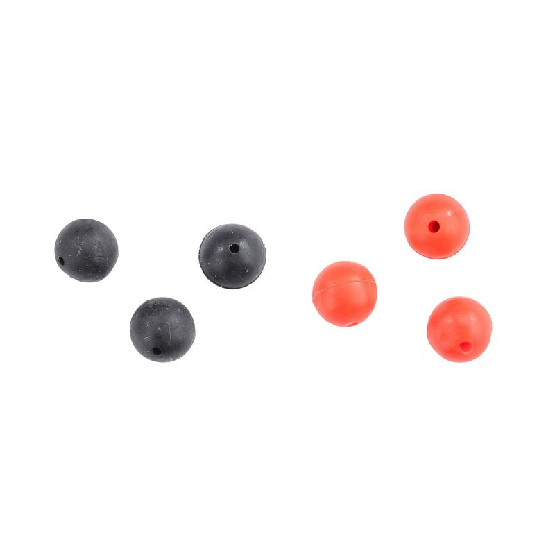 Balzer MK Adventure Gummiperlen rot und schwarz gemischt 8mm