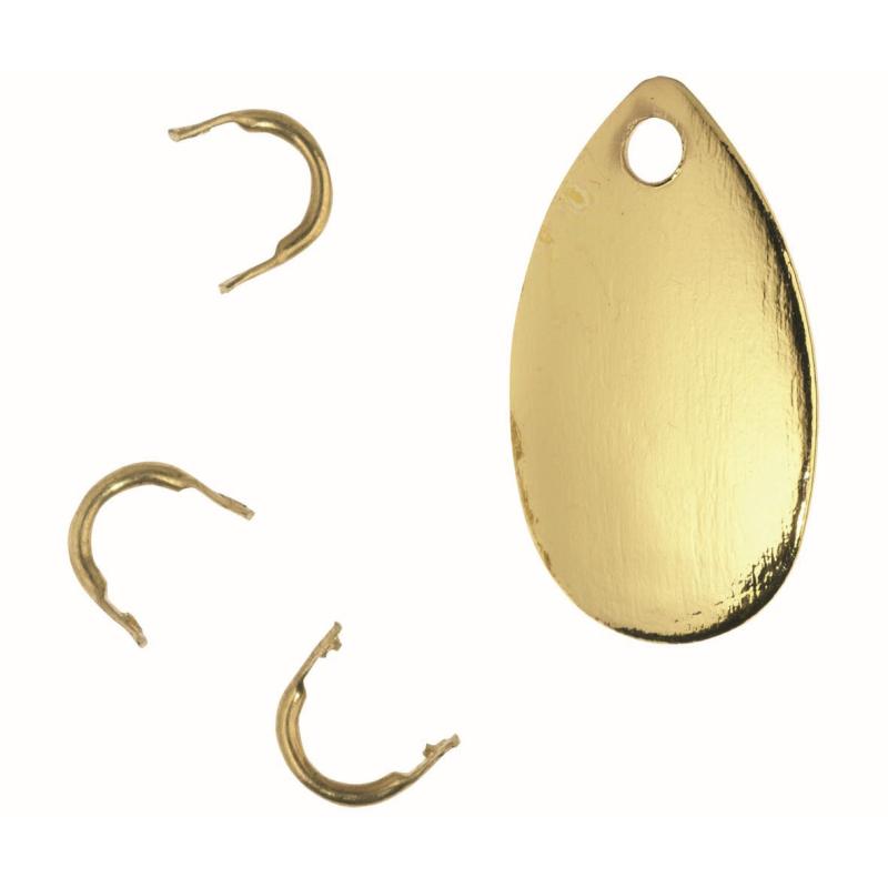 Balzer Edition Sea Spinnerblatt mit &Ouml;sen gold 3,2cm