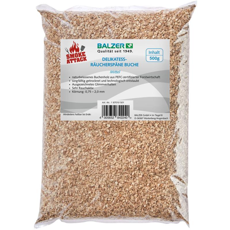 Balzer R&auml;uchermehl Buche mittel, 500g