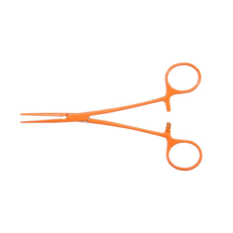 Balzer Hakenl&ouml;sezange mit gebogener Spitze aus hochwertigem Edelstahl, 17cm, orange