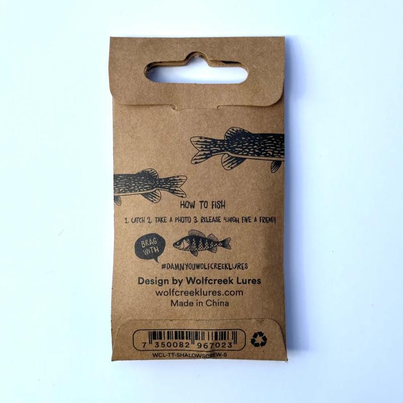 Wolfcreek Lures Shallow Screw - Small 10-pack