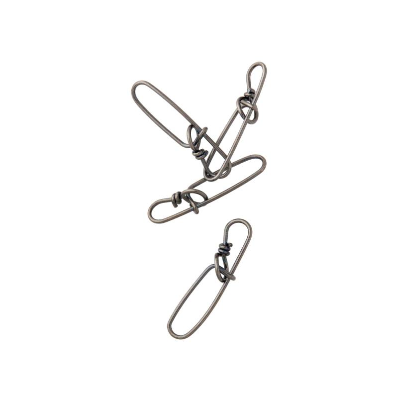 Stay Lock Snap - Black Nickel Size #5 10-pack