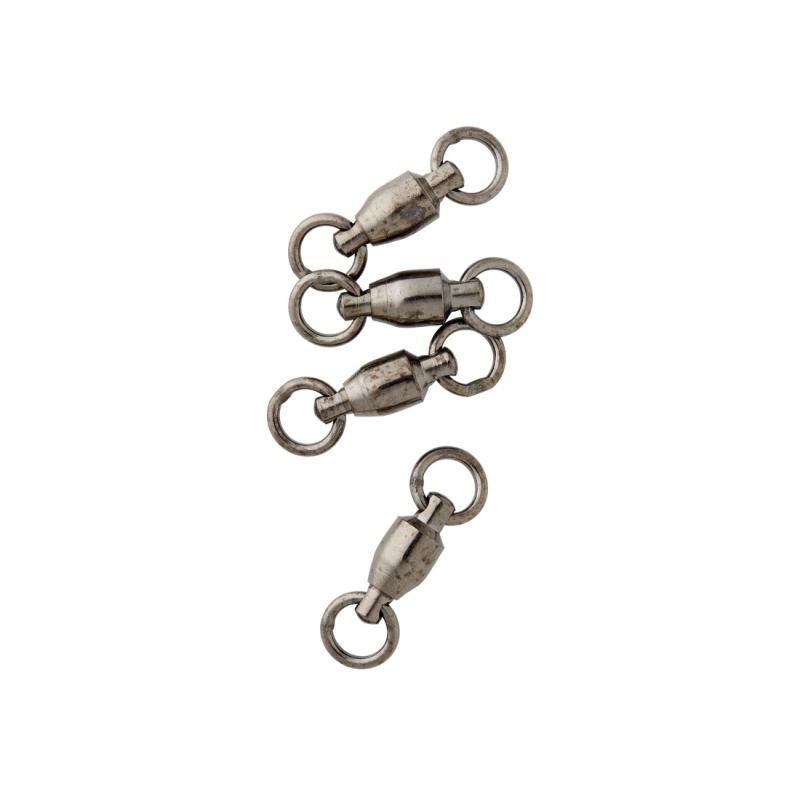Ball Bearing Swivel - Black Nickel Size #4 10-pack