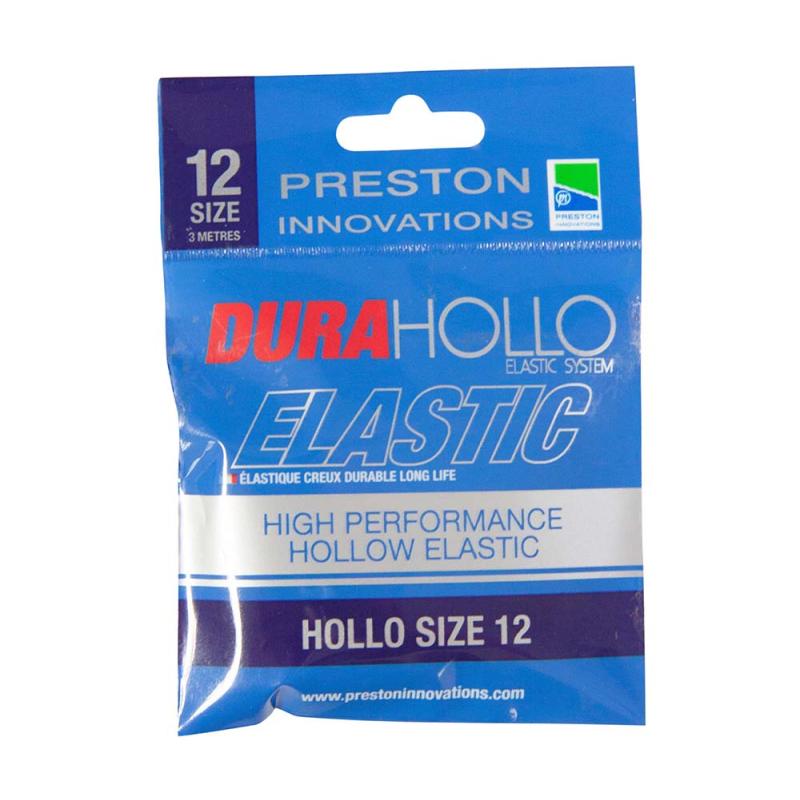 Preston Dura Hollo Elastic - Size 18 - Black