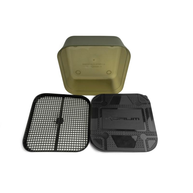 Korum Maggot Tub and Riddle - 2Pt/1.2L