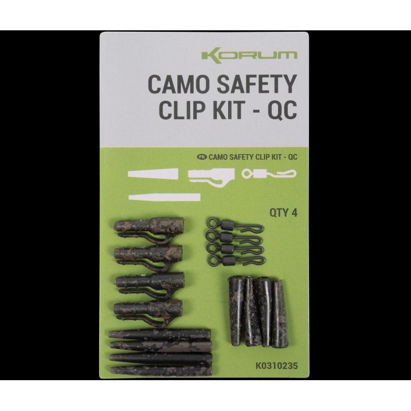 Korum Camo Safety Clip Kit - QC