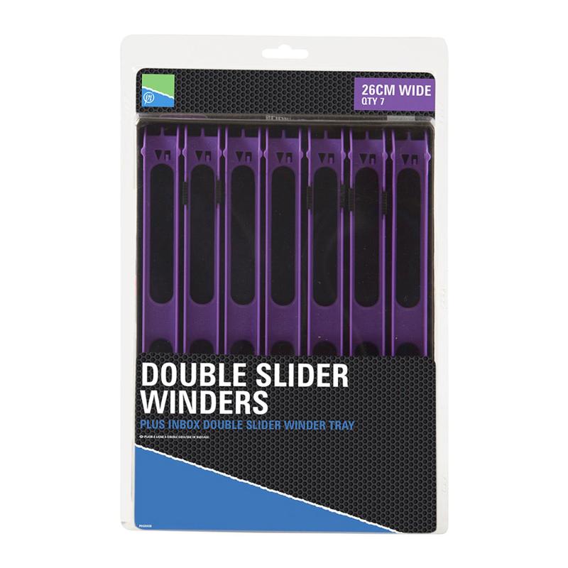 Preston Double Slider Winders - 18Cm In A Box