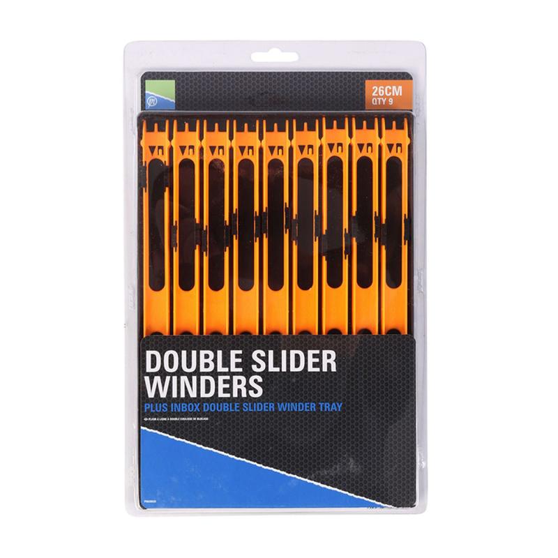 Preston Double Slider Winders 26Cm In A Tray