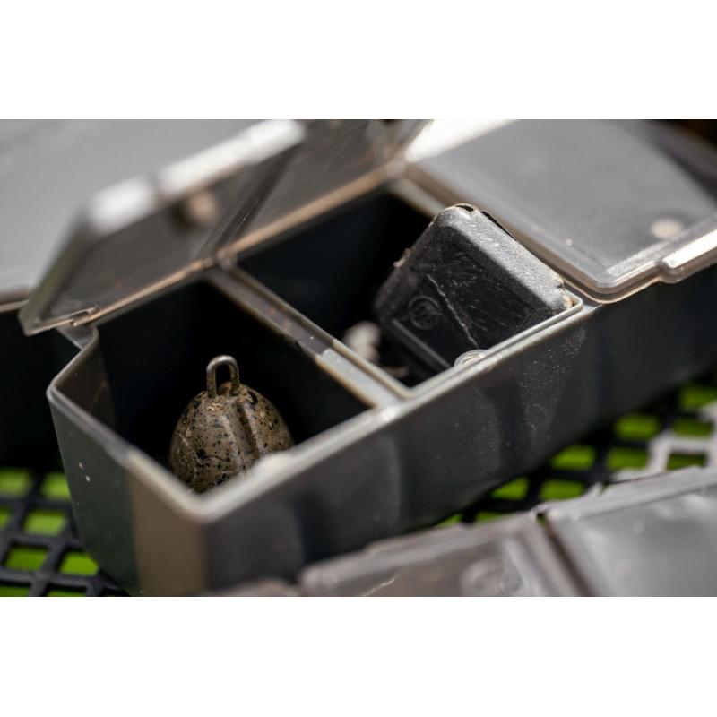 Preston Accessory Box - 4 Compartment Shallow